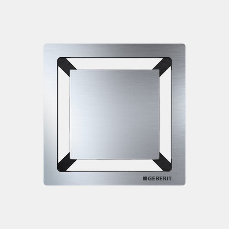 Dizajnerska rešetka s kvadratom za Geberit podni sifon za tuš Dizajnerska rešetka s kvadratom za Geberit podni sifon za tuš