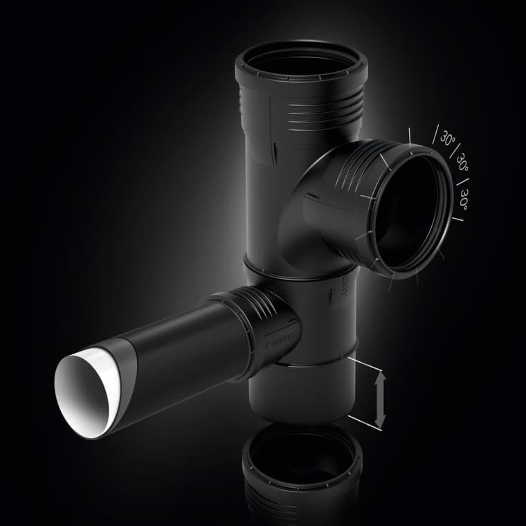 Specijalni fazonski komad Geberit Silent-PP Specijalni fazonski komad Geberit Silent-PP