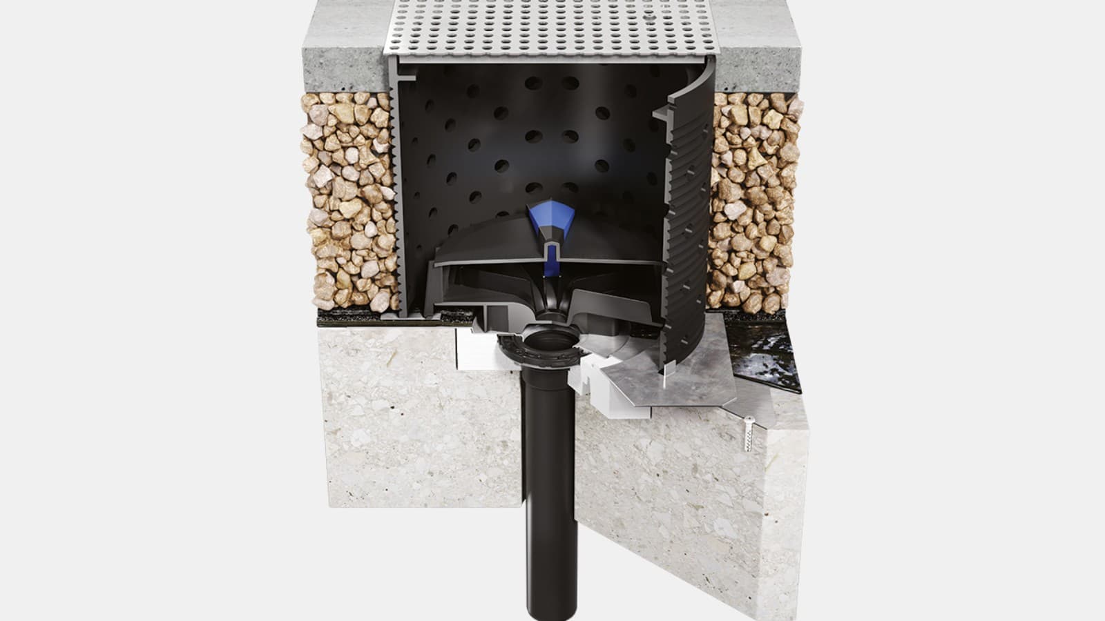 Geberit Pluvia grlo s dodatnim setom Geberit Pluvia grlo s dodatnim setom